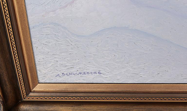 oil on canvas, signed.