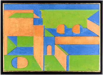 BERTIL ÖHLUND, olja på duk. Signerad och daterad -56.