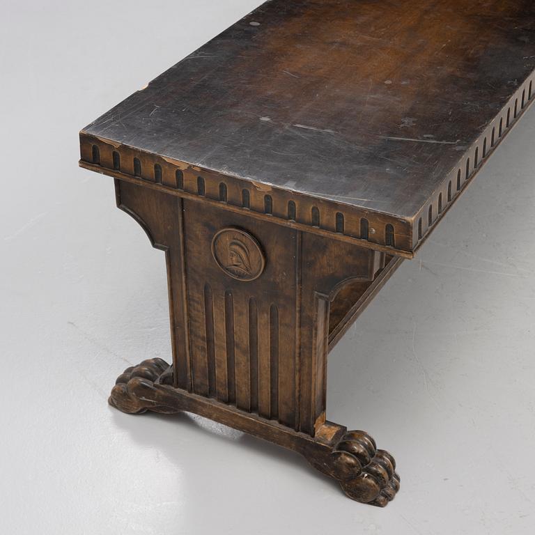 A stained birch bench, Sweden, 1930's.