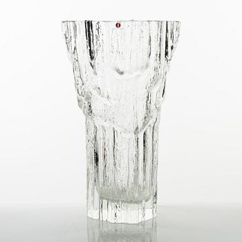 Tapio Wirkkala, vas, glas,  "Marmora", modell 3544, Iittala, 1970-tal.