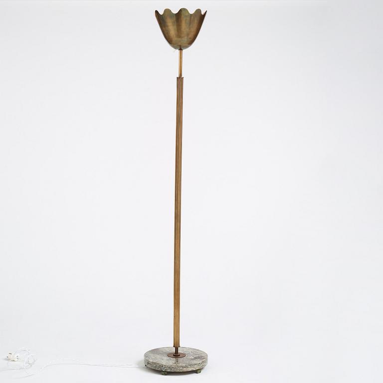 A Swedish Modern floor lamp, 1940s.