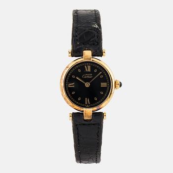 Must de CARTIER, Vermeil, wristwatch, 24 mm.