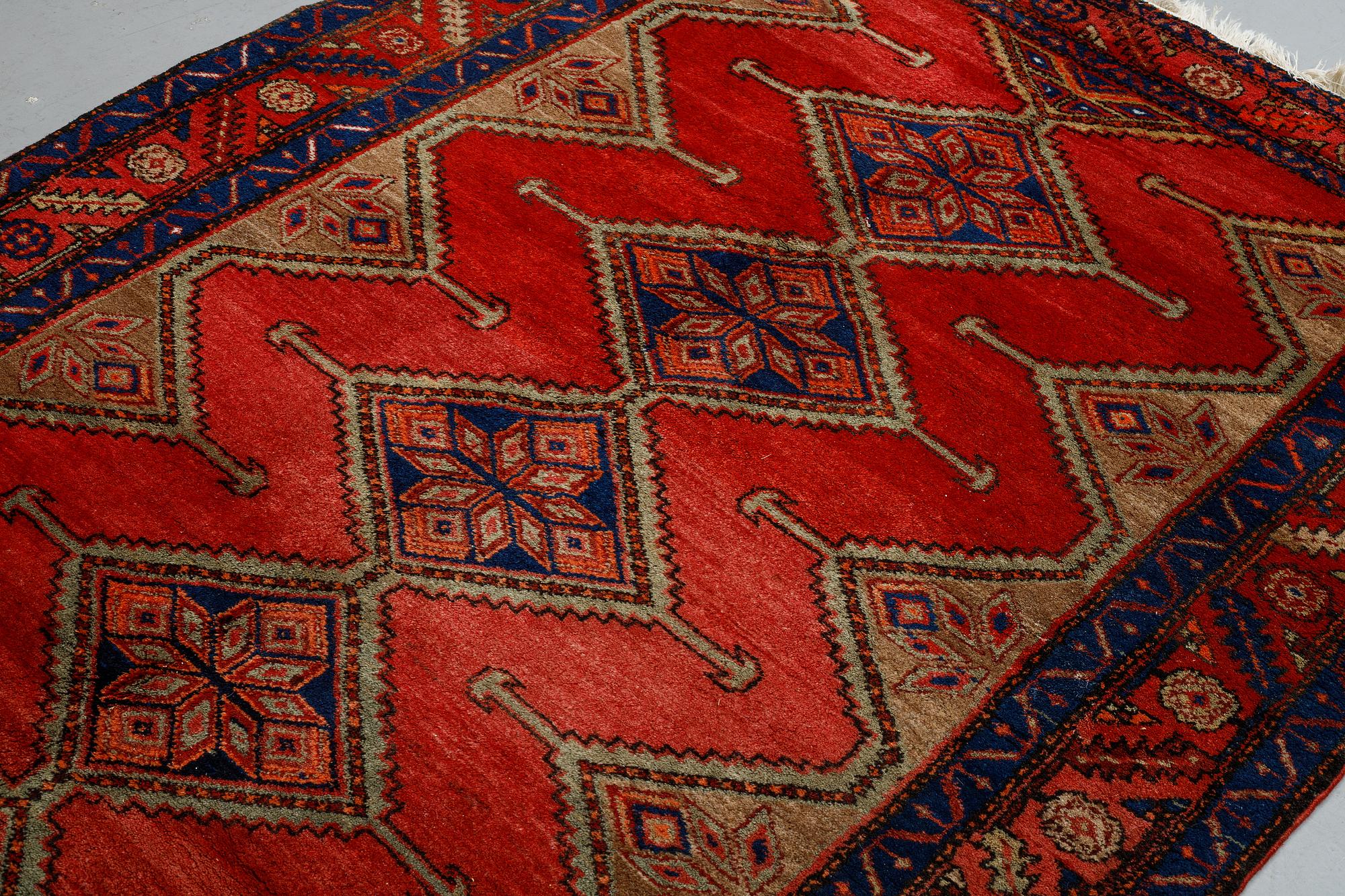 A rug, Old, Zaghe, ca 220 x 137 cm.