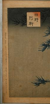 OKÄND KONSTNÄR, akvarell och tusch, Japan, sekelskiftet 1900.