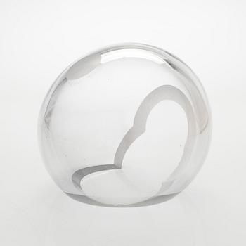 Tiina Nordström, an art glass signed Tiina Nordström, Iittala 1995.