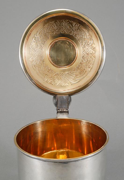 STOP, silver, K. Andersson, Stockholm, 1894. Vikt 903 gram.