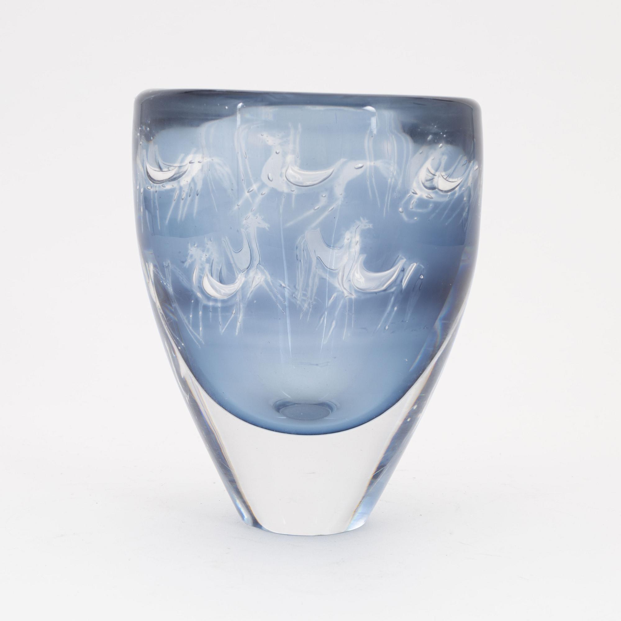Ingeborg Lundin, vas, glas, ariel, Orrefors.
