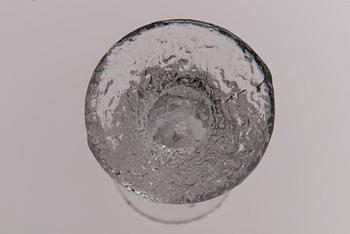 TIMO SARPANEVA, LJUSSTAKAR, 8 st, "Festivo", Iittala, en del signerade TS.