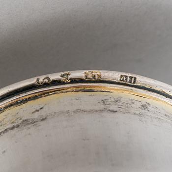 A parcel-gilt silver chalice maker's mark of Aron Gustaf Hochman (Martikainen), Sortavala, 1852.