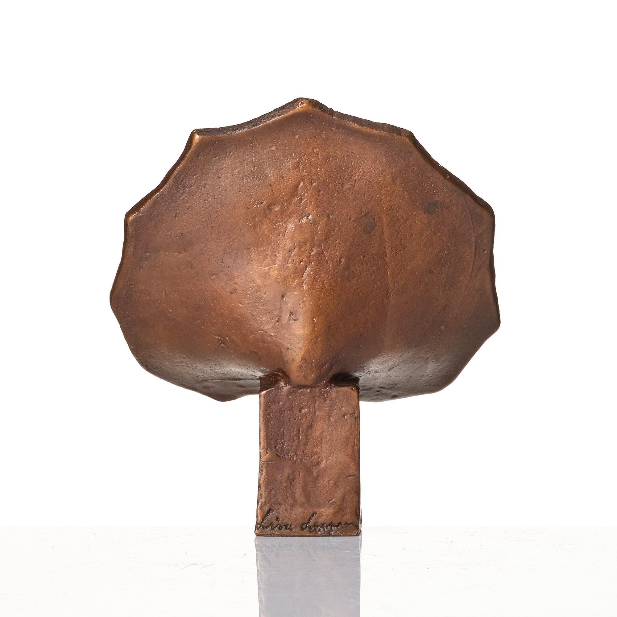 Lisa Larson, skulptur "Tummelisa", brons, Scandia Present, ca 1978, nr 551.