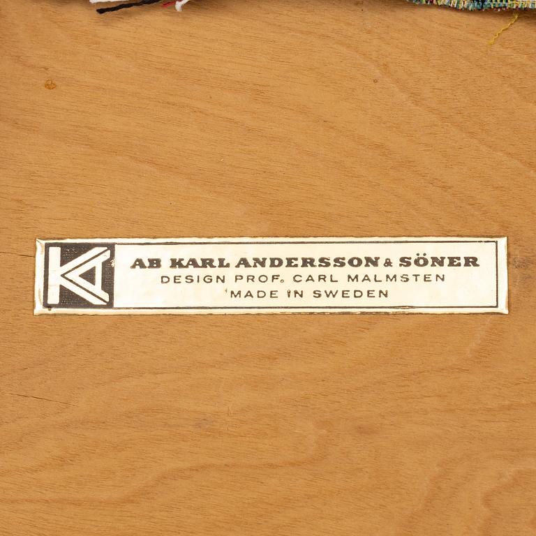 Carl Malmsten, four 'Visingsö' chairs, Karl Andersson & sons.