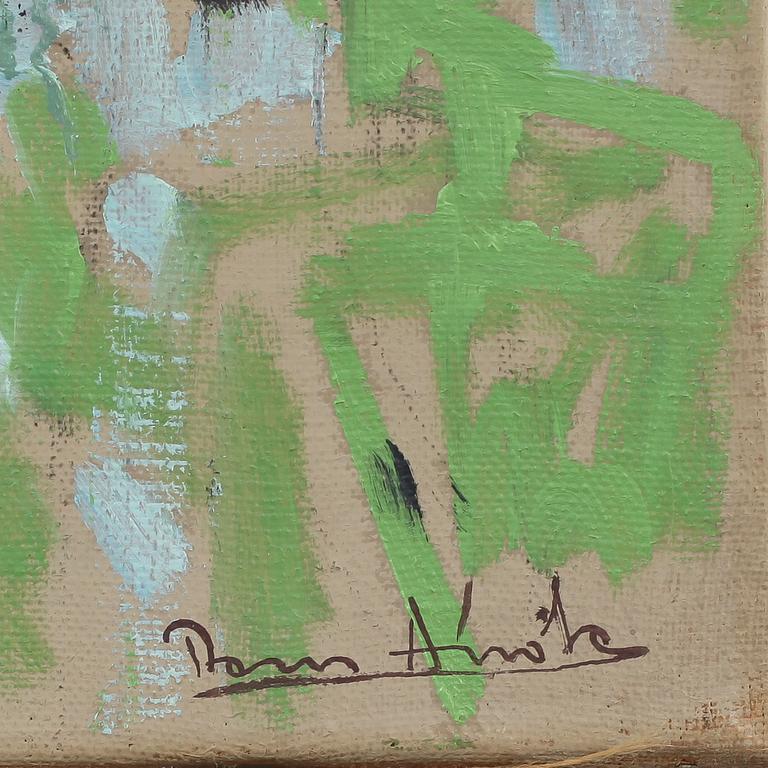 OKÄND KONSTNÄR, olja på duk, signerad, 1900-tal.