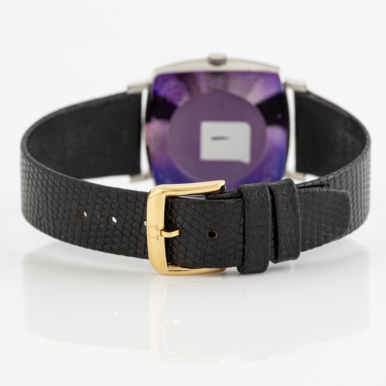 Omega, De Ville, armbandsur, 31,5 x 31,5 (38,5) mm.