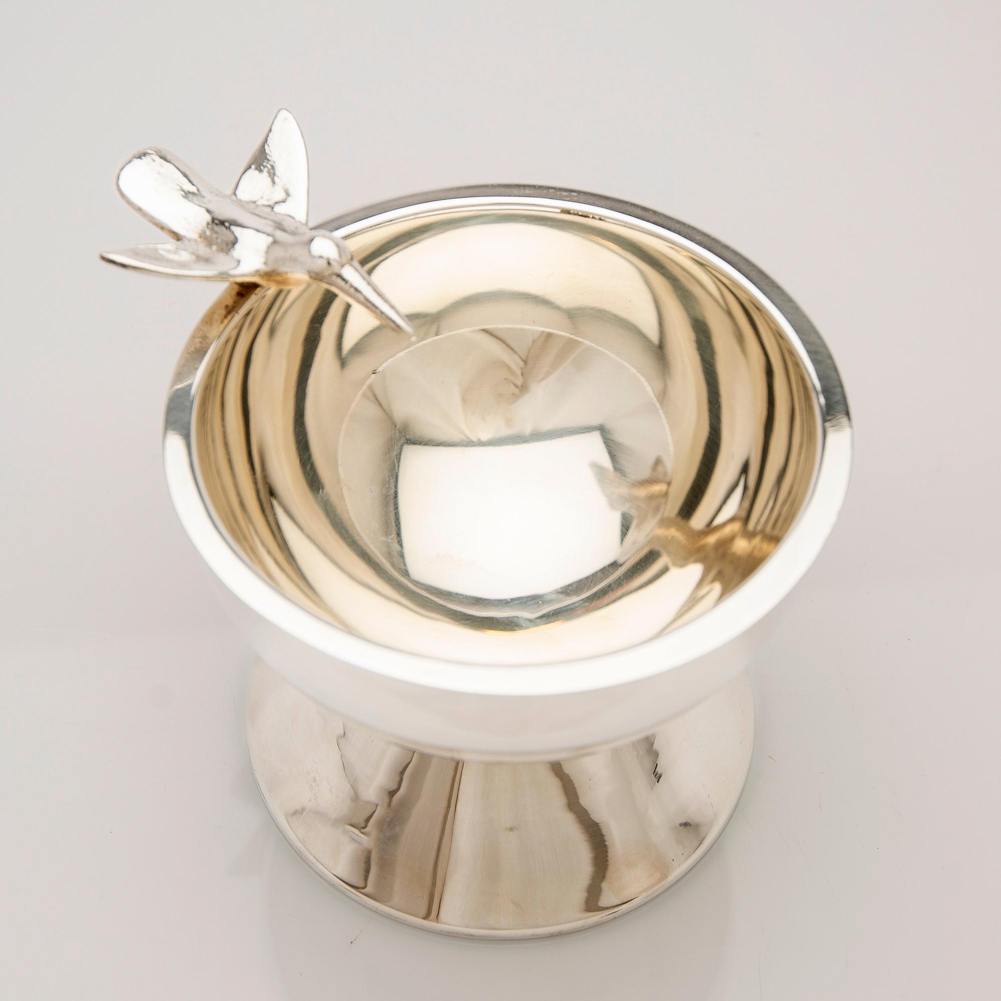 Bowl, sterling silver, Mexico.
