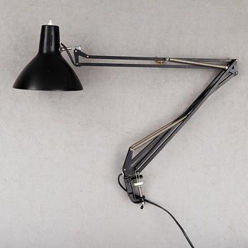 INDUSTRILAMPA, metall, "Luxo 1001", Jacob Jacobsen, 1900-talets mitt.