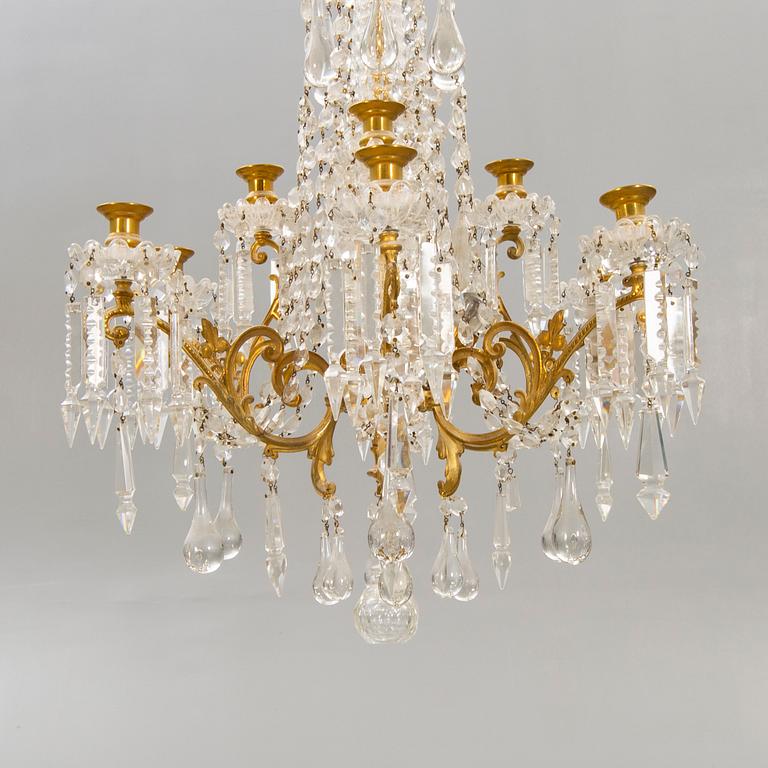 A chandelier around 1900.