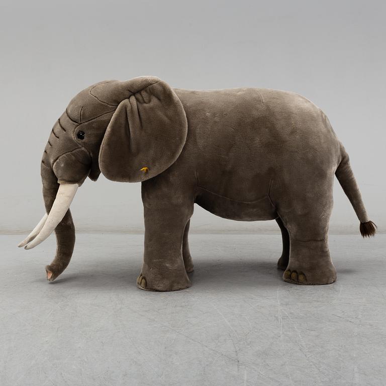 STEIFF, A 'Studio Elephant' stuffed animal, Germany, 1990's.