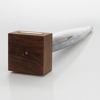 Tapio Wirkkala, a silver and rosewood vase, Kultakeskus, Hämeenlinna 1967.