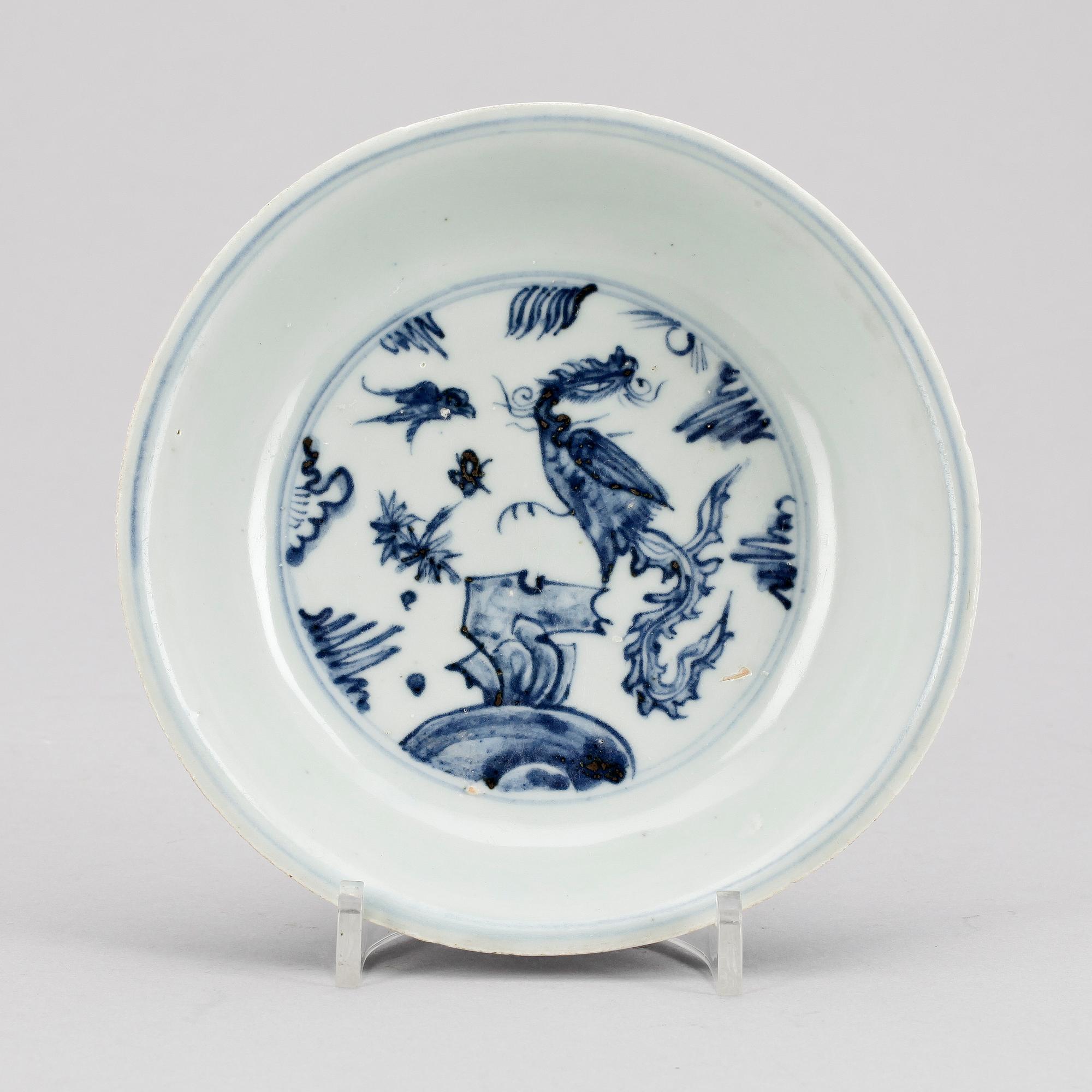 SKÅLFAT, porslin, Ming dynastin, Wanli (1573-1614).