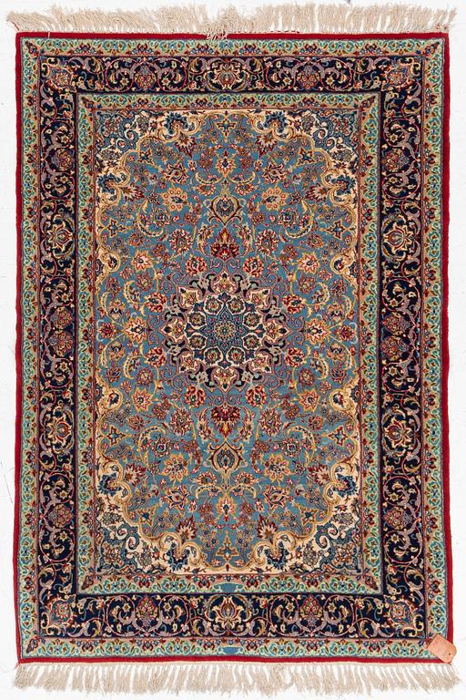 Carpet, Old Isfahan, approx. 150 x 103 cm.