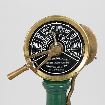 Konetelegrammi, A. Robinson & Co Ltd, Liverpool & Glasgow, 1900-luvun ensimmäinen puolisko.