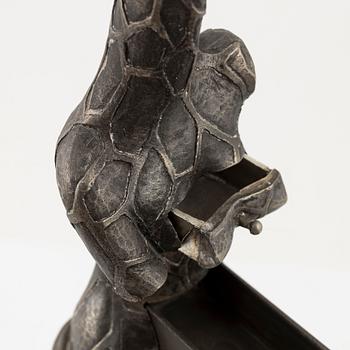 Salvador Dalí, skulptur. Signerad och numrerad. Gjutarstämpel. Brons, höjd 56,3 cm.