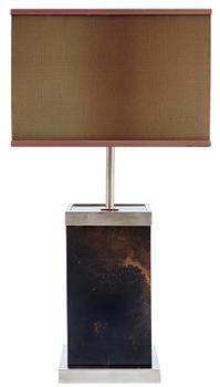 A Romeo Rega polished chrome table lamp, Italy 1970's.