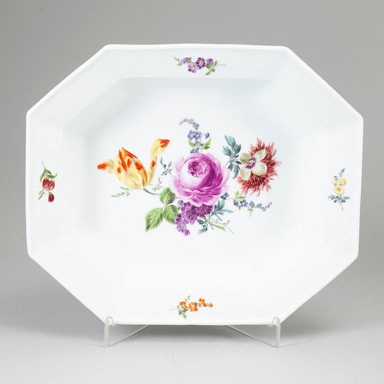 A Meissen porcelain part service, second half of the 19th century (65 pieces).