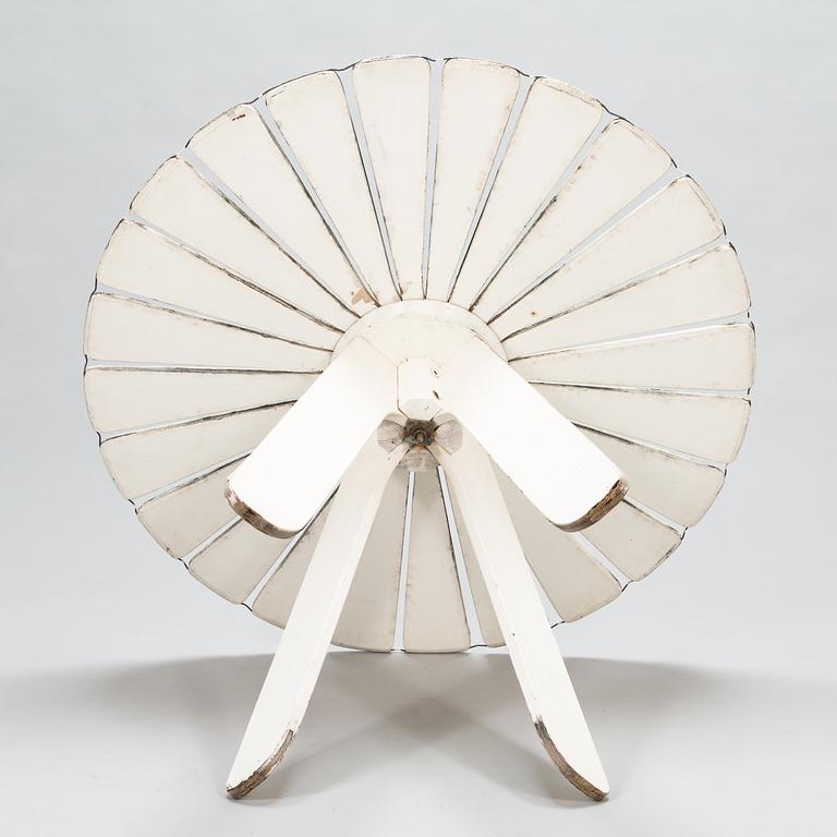 Alvar Aalto, Trädgårdsmöblemang, 5 delar, "Aurinko-serien", Artek 1960/1970-tal.