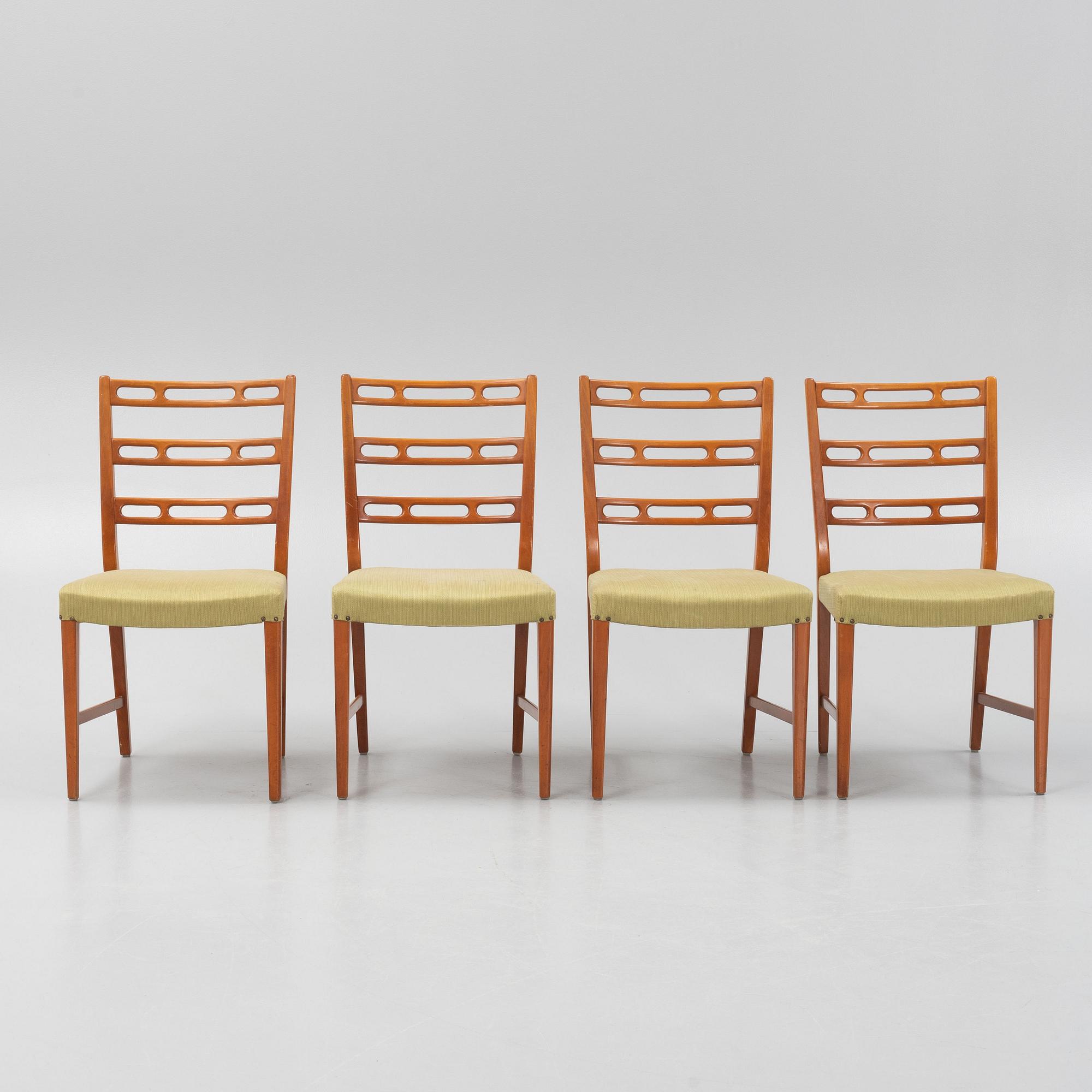 David Rosén, stolar, 4 st, ur "Futura"-serien, Nordiska Kompaniet.