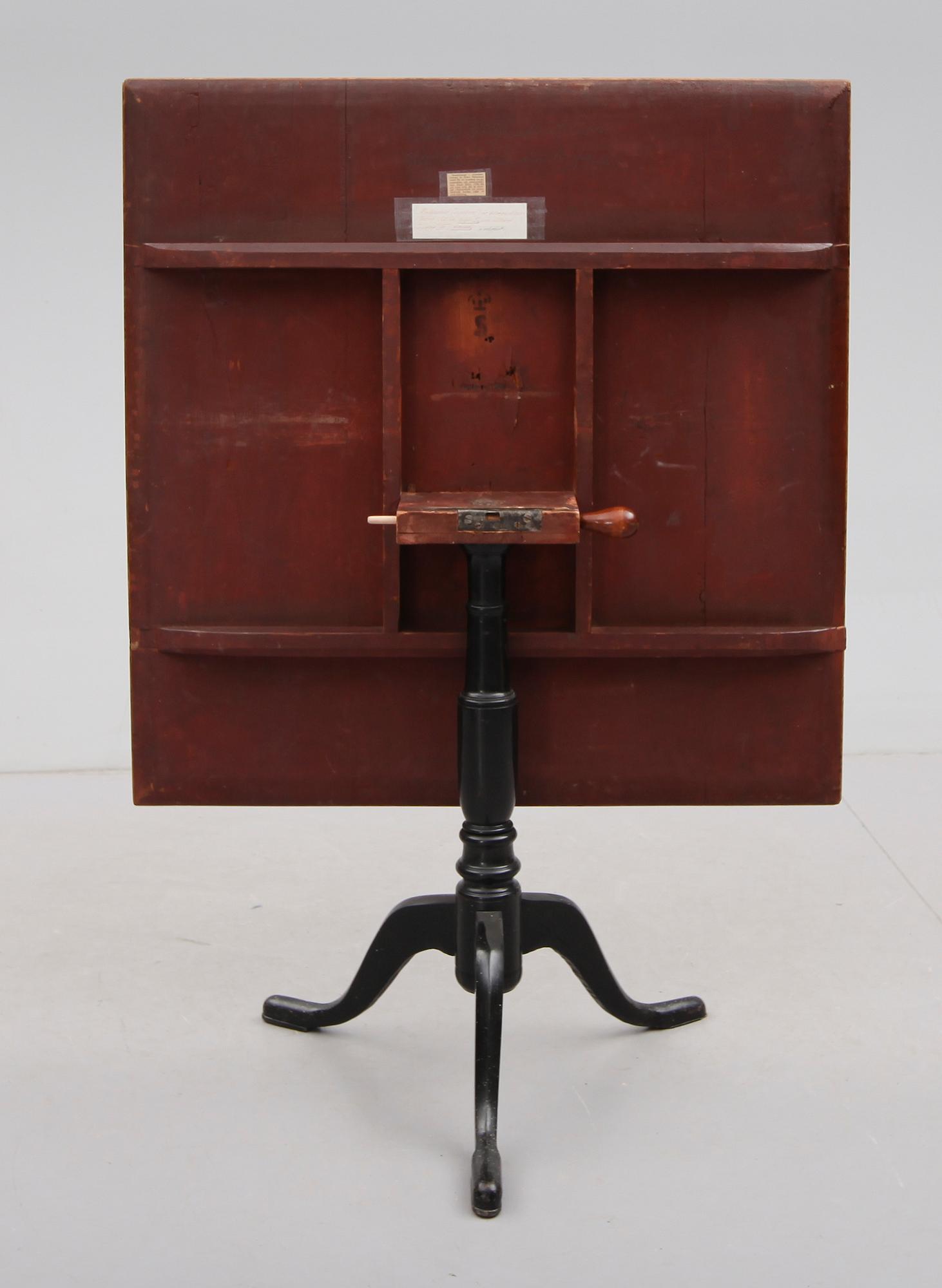 FÄLLBORD, 1700-tal.