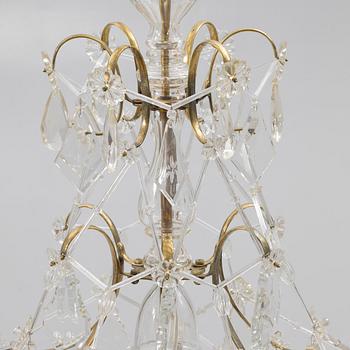 Chandelier for six lights, Rococo, 18th century.