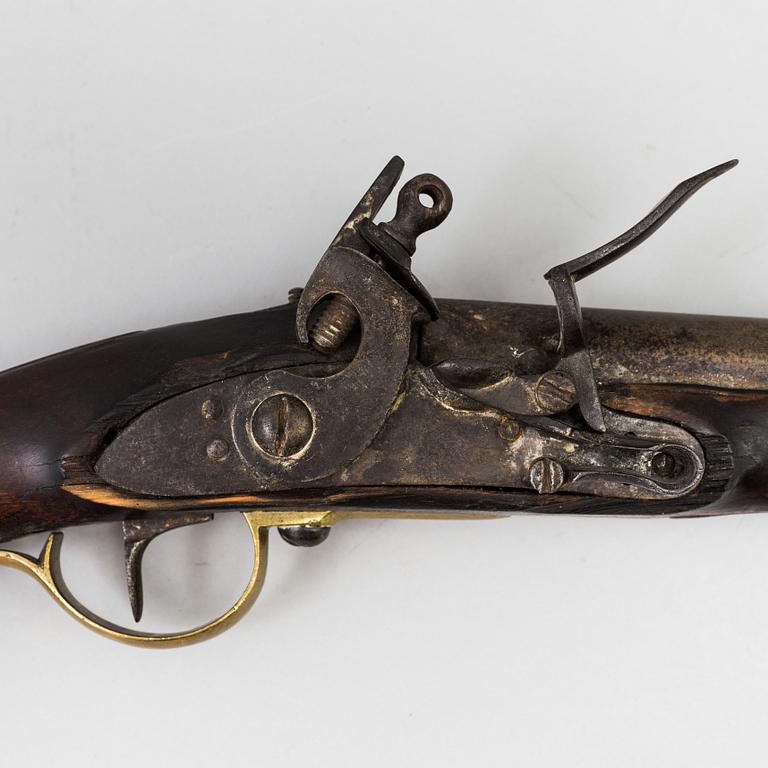 a Swedish early 19th century flintlock pistol.