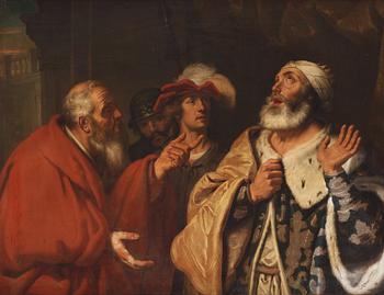 496. Lambert Jacobsz, King David rebuked by the prophet Nathan.