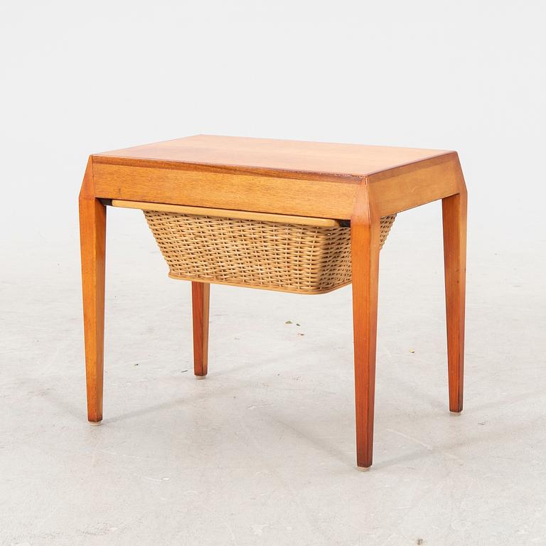 Severin Hansen, a teak and rattan sewing table.
