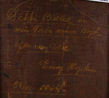 BOGÖ, CHRISTIAN. Olja på duk.