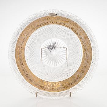 A Crystal Bowl by Moser, Karlsbad, mid-20th century.