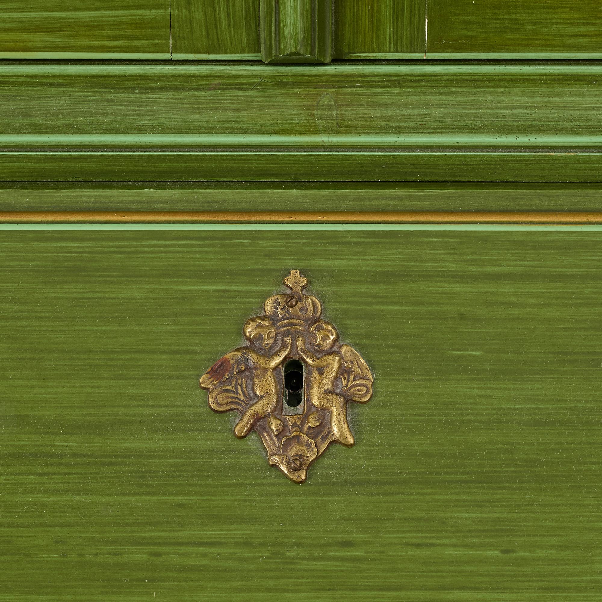 A Rococo style display cabinet, second half of the 20th Century.