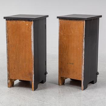 A pair of bedside tables, first haft of the 20th century.
