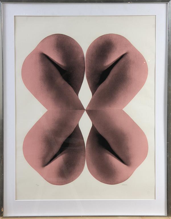 YEHUDA NEIMAN, litografi, sign samt numr 10/60.