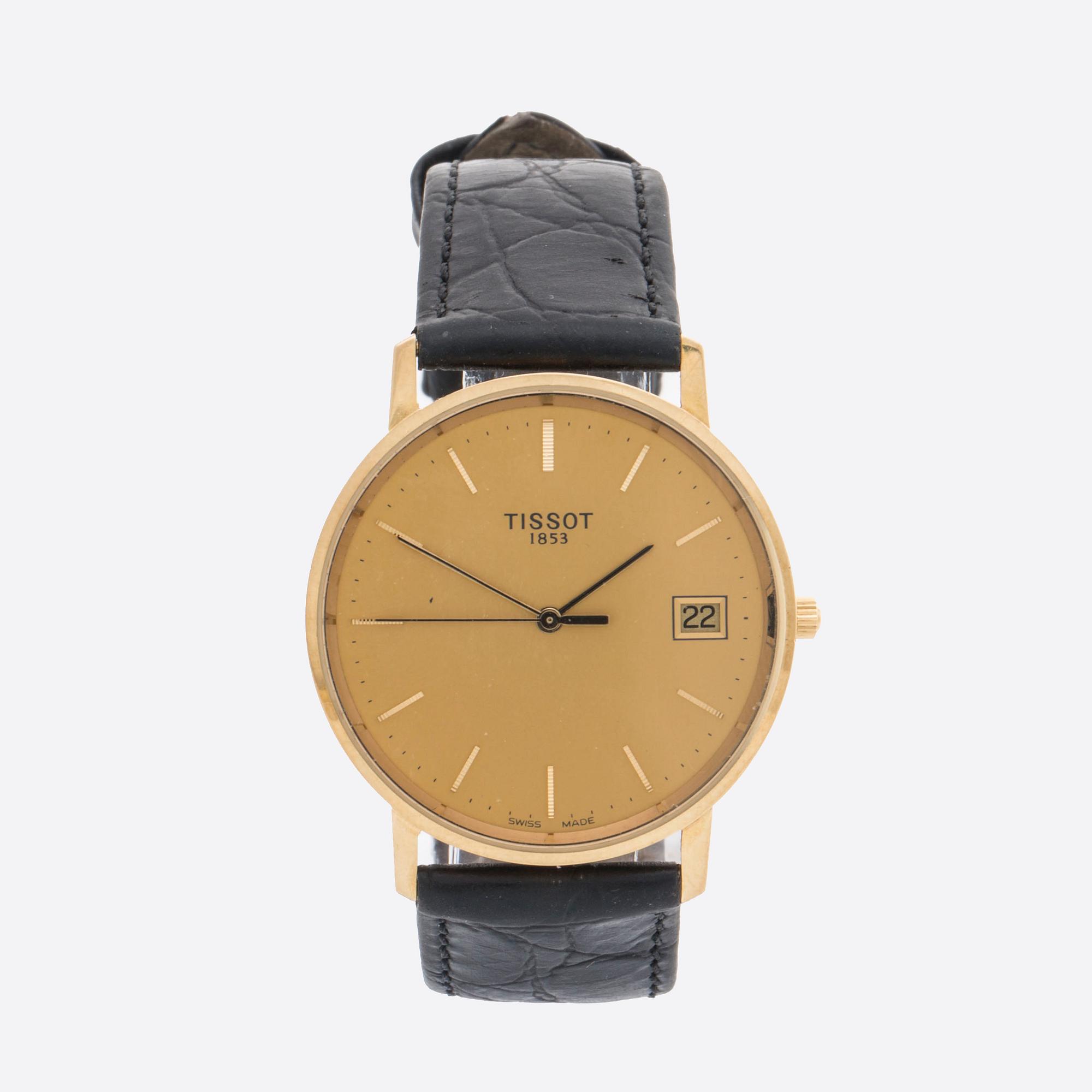 A Tissot 1853 18K gold wristwatch 33 mm 2002. Bukowskis