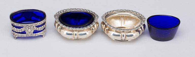 SALTKAR, 2+1 st. Silver. 1900-talets första hälft.