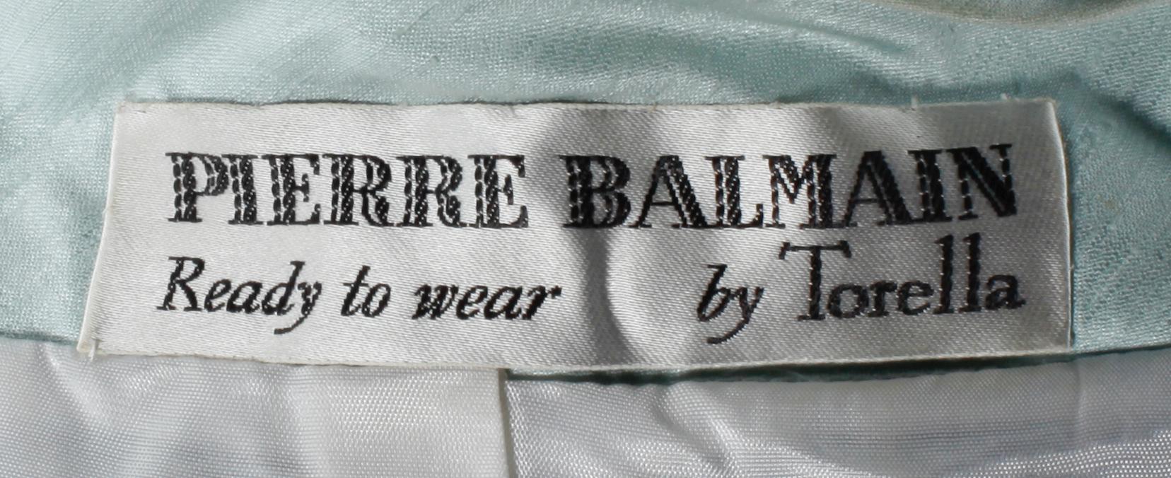 DRÄKT, 2 delar, siden, Pierre Balmain by Torella, 1960-tal.