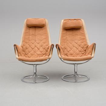 FÅTÖLJER, ett par, Jetson, Bruno Matsson, 1900-talets andra hälft.