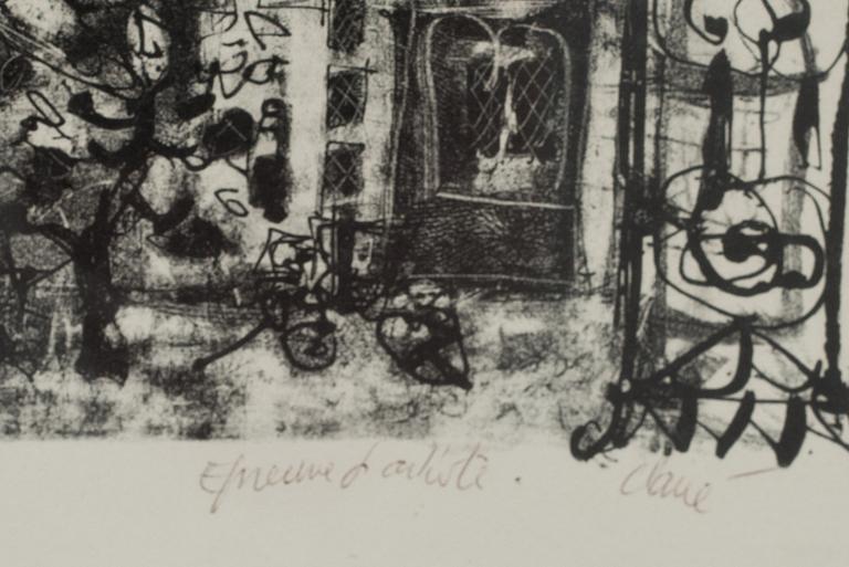 ANTONI CLAVÉ, litografi, signerad, Epreuve d´artiste.