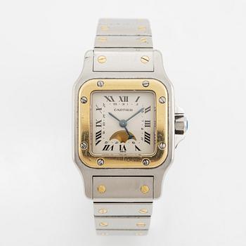 Cartier, Santos, wristwatch, 24 x 24 (35) mm.