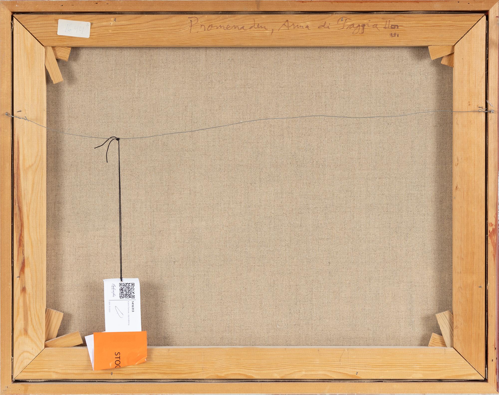 Karin Parrow, oil on canvas, signed.