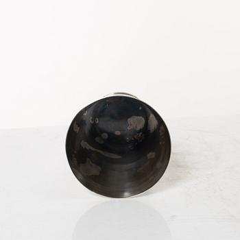 Wiwen Nilsson, vase, sterling silver, Anders Nilsson, Lund 1955.