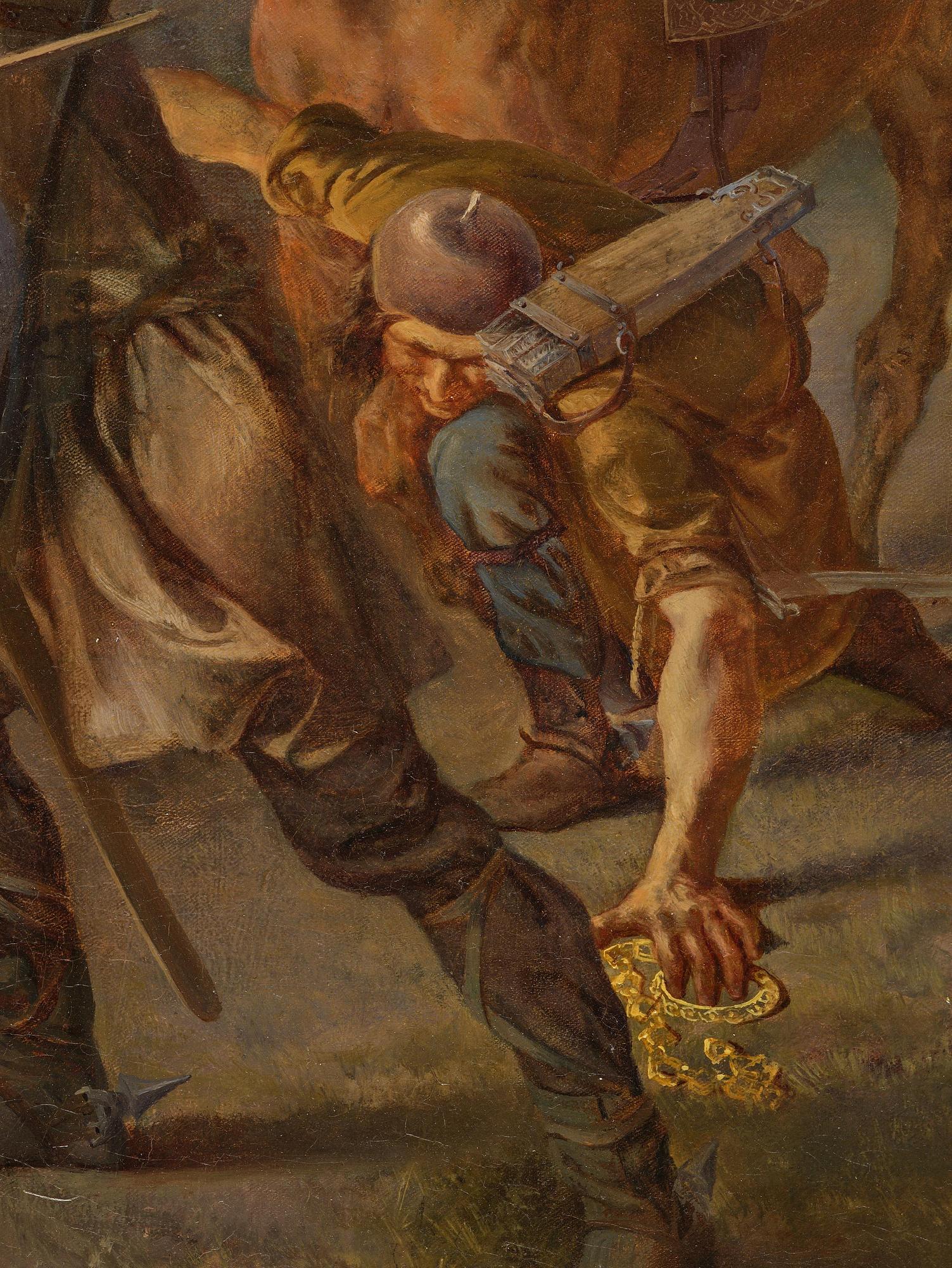 Oskar Leonard Andersson, Bataljscen.