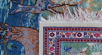 MATTA, västa Persien, figural, 222 x 145 cm.